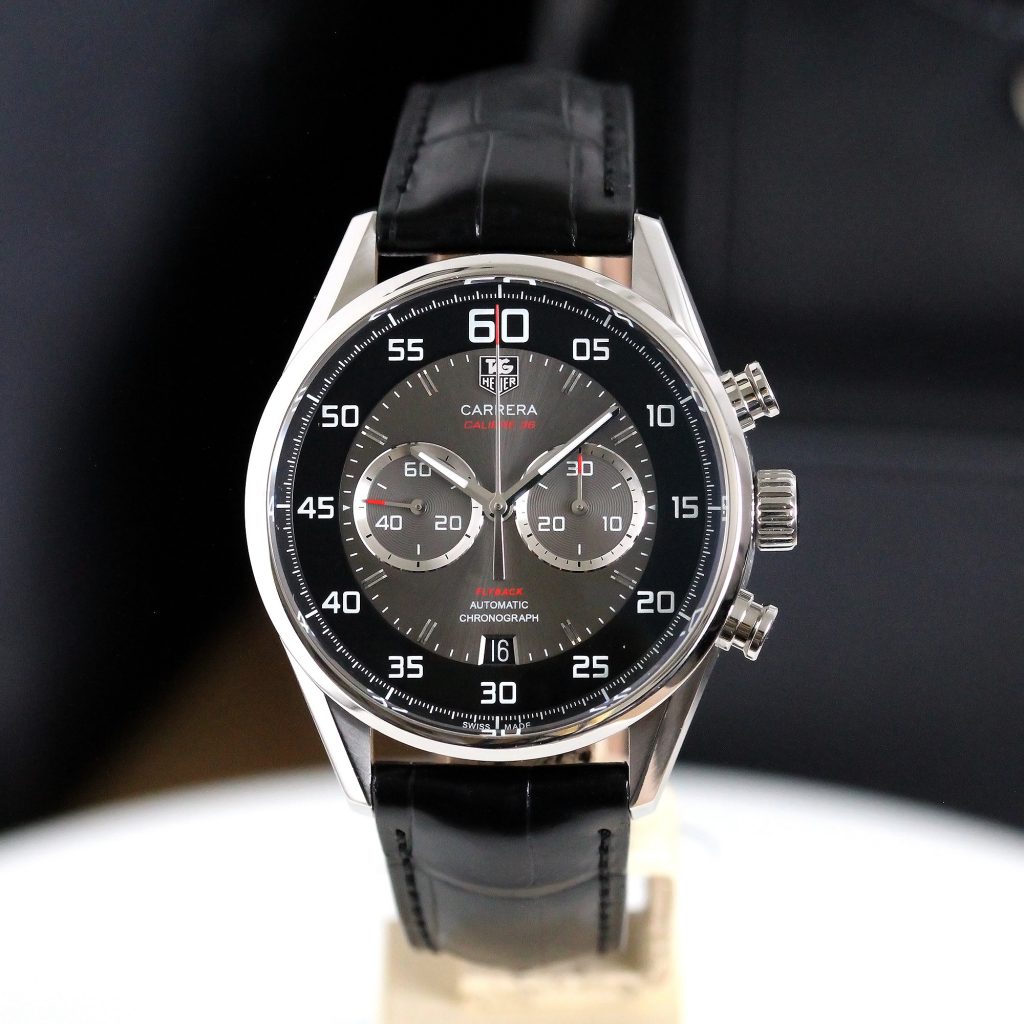 TAG HEUER CAR2B10 Carrera Caliber 36 Flyback Chronograph Watch - Ex Display / New Old Stock 