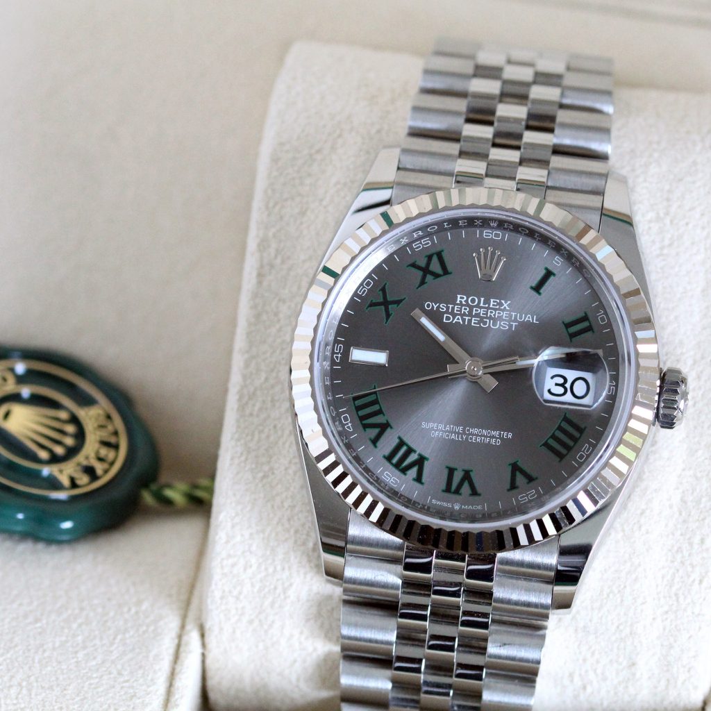 Rolex Datejust 36 126234 Wimbledon Dial Jubilee - Box & Papers 2023